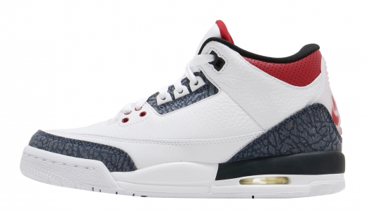 Air Jordan 3 SE GS Denim Fire Red White/Fire Red-black CZ6634100