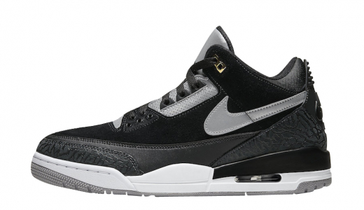 Air Jordan 3 Tinker Black Cement Black/Cement Grey-Metallic Gold CK4348-007