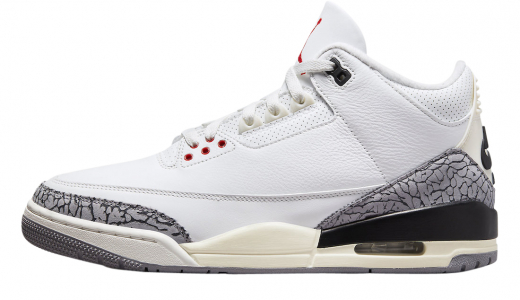 Air Jordan 3 White Cement Reimagined Summit White/Fire Red-Cement Grey DN3707-100