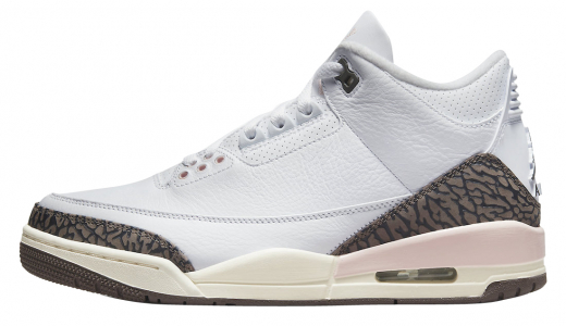 Air Jordan 3 WMNS Atmosphere (Dark Mocha) White/Dark Mocha-Atmosphere-Sail CK9246-102