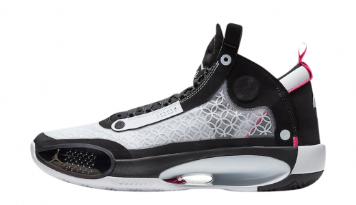 Air Jordan 34 CNY Black/Metallic Silver-White-Digital Pink AR3240-016