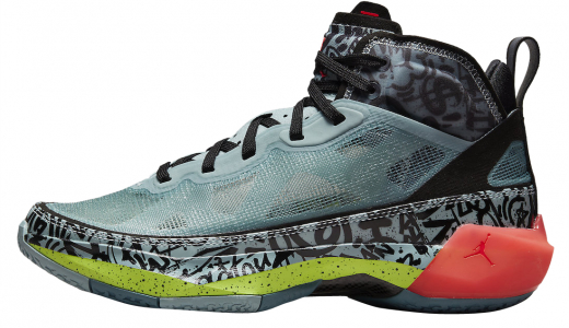 Air Jordan 37 Satou Sabally Ocean Cube/Flash Crimson-Volt-Black-Celestial Teal DV3142-367