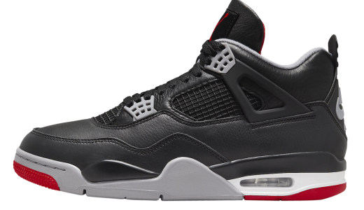 Air Jordan 4 Bred Reimagined Black/Fire Red-Cement Grey-Summit White FV5029-006