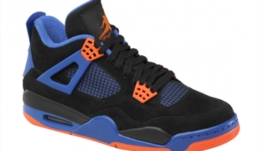 Air Jordan 4 Cavs Black/Safety Orange-Game Royal 308497-027