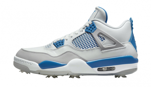 Air Jordan 4 Golf Military Blue White/Neutral Grey-Black-Military Blue CU9981-101