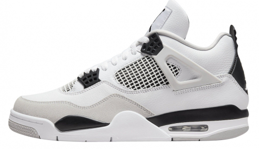 Air Jordan 4 Military Black White/Black-Neutral Grey DH6927-111