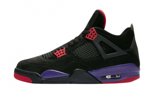 Air Jordan 4 NRG Raptors Black/University Red-Court Purple AQ3816-065