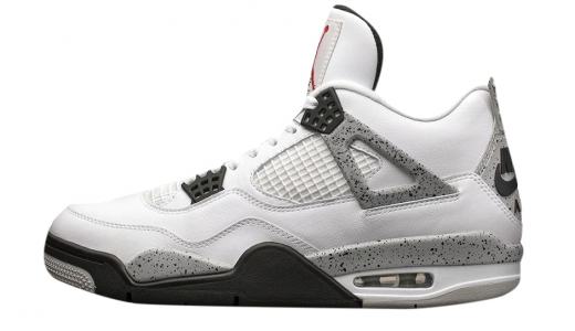 Air Jordan 4 OG White Cement 2016 White / Fire Red - Tech Grey - Black 840606192