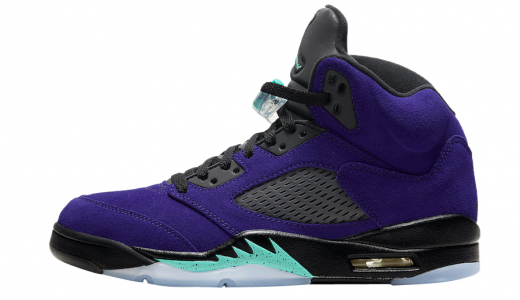 Air Jordan 5 Alternate Grape Grape Ice/Black-Clear-New Emerald 136027-500