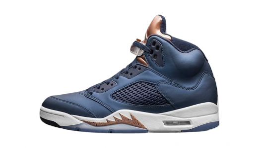 Air Jordan 5 Bronze Obsidian / White - Metallic Red Bronze - Bright Grape 136027416