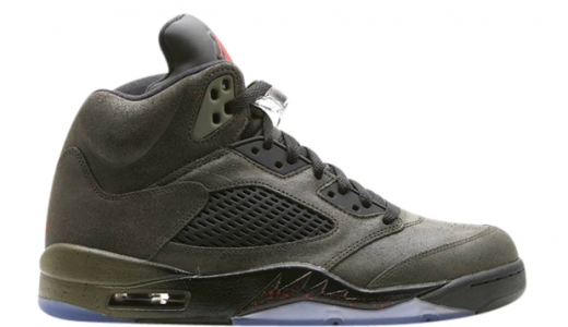 Air Jordan 5 Fear Sequoia / Fire Red - Medium Olive - Black 626971350