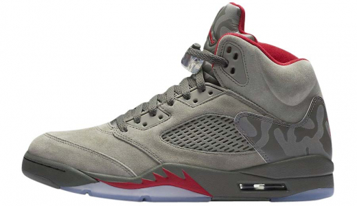 Air Jordan 5 GS Camo Dark Stucco/University Red-River Rock 440888-051