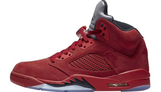 Air Jordan 5 GS Red Suede University Red / Black - University Red 440888-602