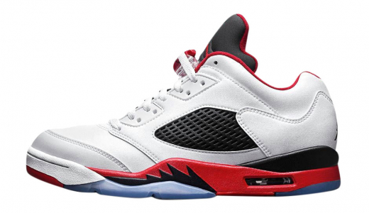 Air Jordan 5 Low Fire Red White / Black - Fire Red 819171101