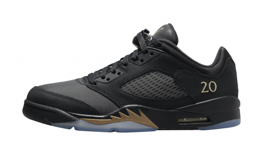 Air Jordan 5 Low Wings Black/Metallic Gold DJ1094-001