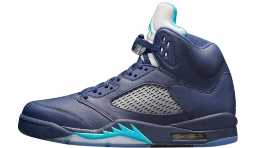 Air Jordan 5 Midnight Navy Midnight Navy / White / Turquoise Blue 136027405