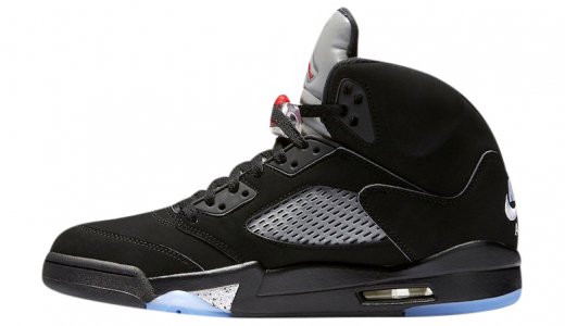 Air Jordan 5 OG Black Metallic Silver 2016 Black / Fire Red - Metallic Silver - White 845035003