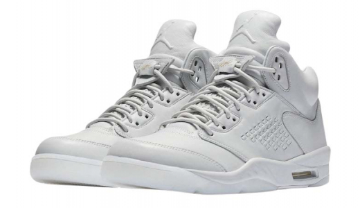 Air Jordan 5 Premium Pure Platinum Pure Platinum / White-White 881432-003