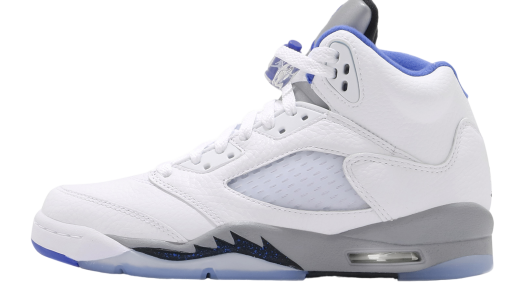 Air Jordan 5 Retro GS White / Hyper Royal White/Hyper Royal-stealth 440888140