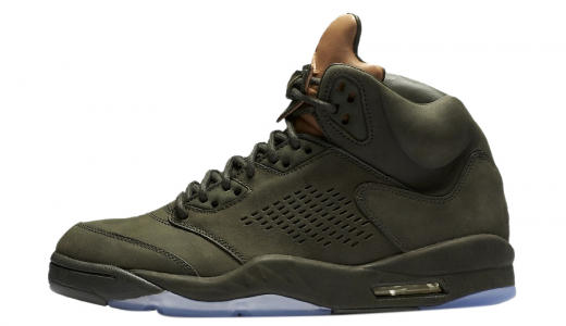 Air Jordan 5 Take Flight Sequoia / Metallic Gold - Vachetta Tan - Sequoia 881432-305