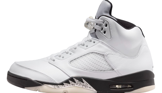 Air Jordan 5 White Black White/Black-Sail-Metallic Silver DD0587-110