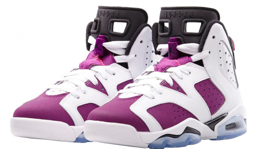 Air Jordan 6 GS Bright Purple White / Vivid Pink - Bright Grape - Black 543390127