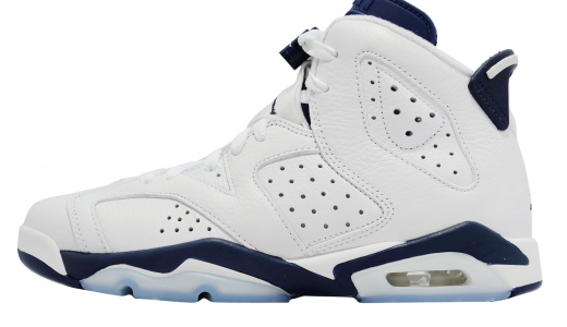 Air Jordan 6 GS Midnight Navy 2022 White/Midnight Navy 384665141