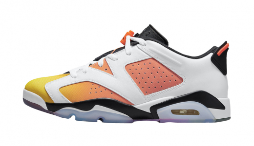 Air Jordan 6 Low Dongdan White/Black-Tour Yellow-Total Orang DC1048-110