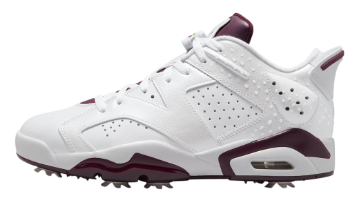 Air Jordan 6 Low Golf Bordeaux White/Bordeaux-White DV6796-116