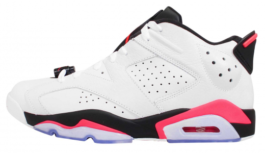 Air Jordan 6 Low White Infrared White / Infrared 23 - Black 304401123