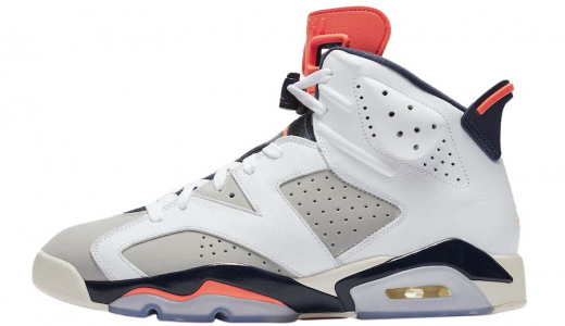 Air Jordan 6 Tinker White/Infrared 23-Neutral Grey-White-Sail 384664-104