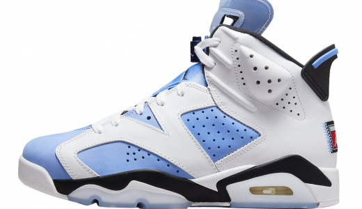 Air Jordan 6 UNC White University Blue/White-College Navy-Black CT8529-410