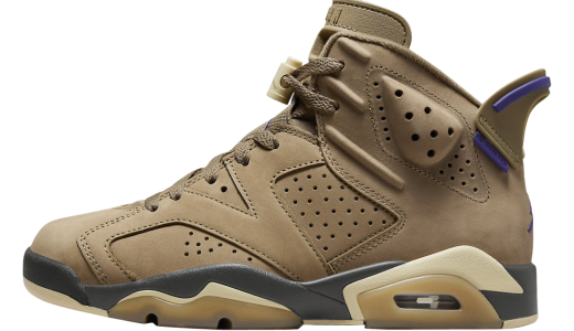 Air Jordan 6 WMNS Gore-Tex Brown Kelp Brown Kelp/Team Gold-Shadow Brown-Court Purple FD1643-300