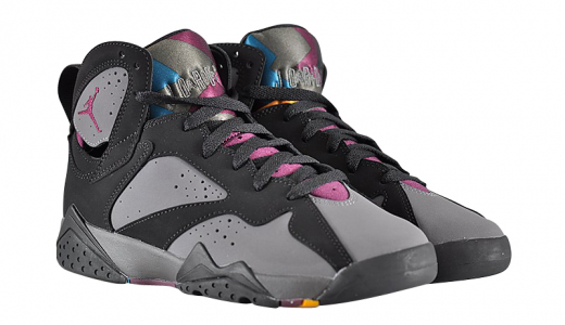 Air Jordan 7 GS Bordeaux Black / Bordeaux - Light Graphite - Midnight Fog 304774-034