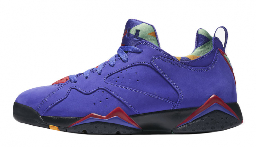 Air Jordan 7 Low NRG Bright Concord Bright Concord/Black-Midas Gold-Tourmaline AR4422-407