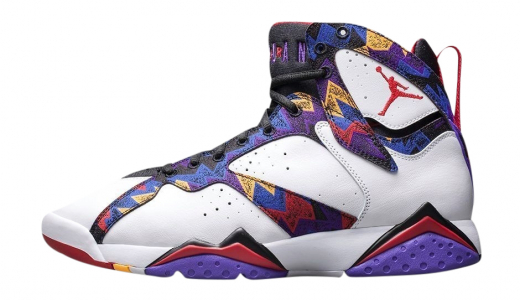 Air Jordan 7 Sweater White / University Red - Black - Bright Concord 304775142