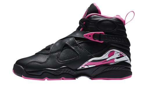 Air Jordan 8 GS Pinksicle Black/Pinksicle-White 580528-006