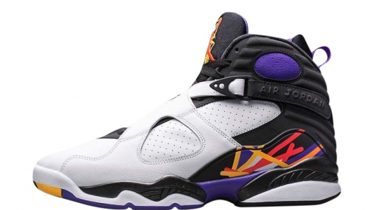 Air Jordan 8 - Three Time's A Charm White / Infrared 23 - Black - Bright Concord 305381142