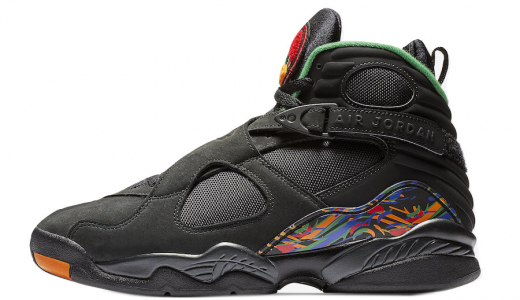 Air Jordan 8 Tinker Air Raid Black/Light Concord-Aloe Verde-University Red 305381-004