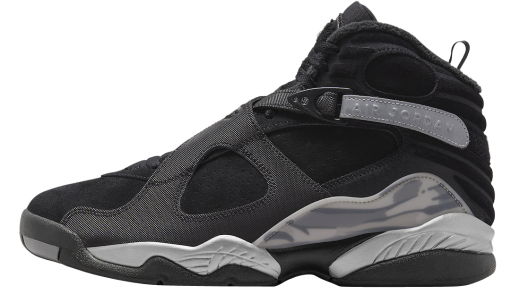 Air Jordan 8 Winterized Gunsmoke Black/Gunsmoke-Metallic Silver FD1334-001