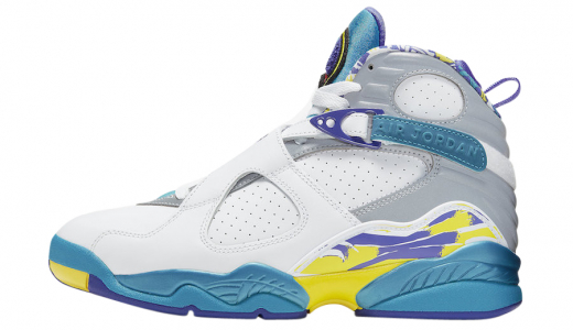 Air Jordan 8 WMNS White Aqua White/Varsity Red-Bright Concord CI1236-100