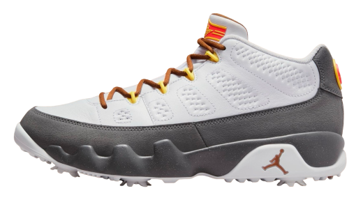 Air Jordan 9 Low Golf US Open White/Cool Grey-Anthracite-University Gold FN6931-100