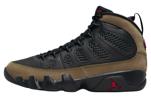 Air Jordan 9 Olive Black / True Red Black/True Red/Light Olive HV4794-030