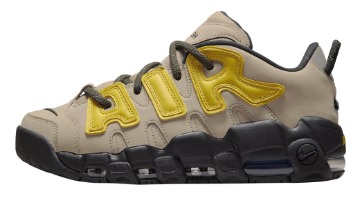 AMBUSH x Nike Air More Uptempo Low Limestone Limestone/Vivid Sulfur-Black-Flat Pewter FB1299-200