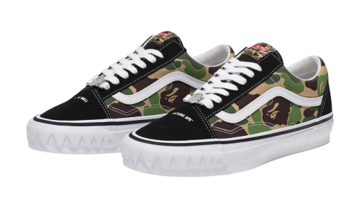 Bape x Vans Old Skool Black/Multicolor VN000E6VE36