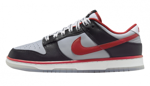 CAU Athletics x Nike Dunk Low Black/Team Scarlet-Classic Charcoal DR6189-001