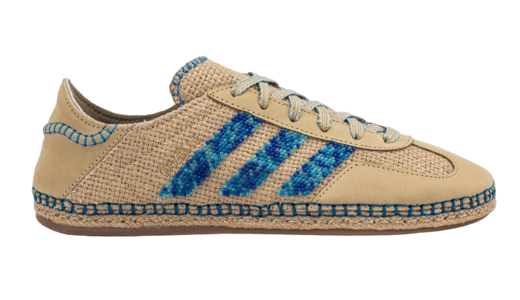 CLOT x Adidas Gazelle Linen Khaki/Light Blue-Blue Bird IH3641