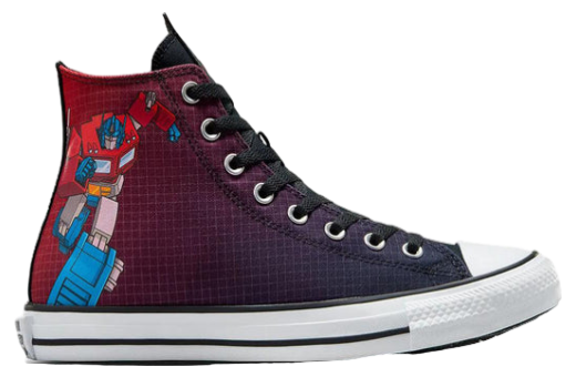 Converse Chuck Taylor All-Star Hi Transformers Autobots Black/Fever Dream-White A11659C