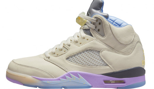 DJ Khaled x Air Jordan 5 Sail Sail/Washed Yellow-Violet Star DV4982-175