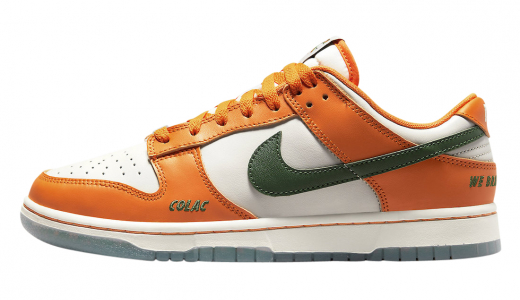 Florida A&amp;M x Nike Dunk Low Orange Horizon/Fortress Green-Sail DR6188-800